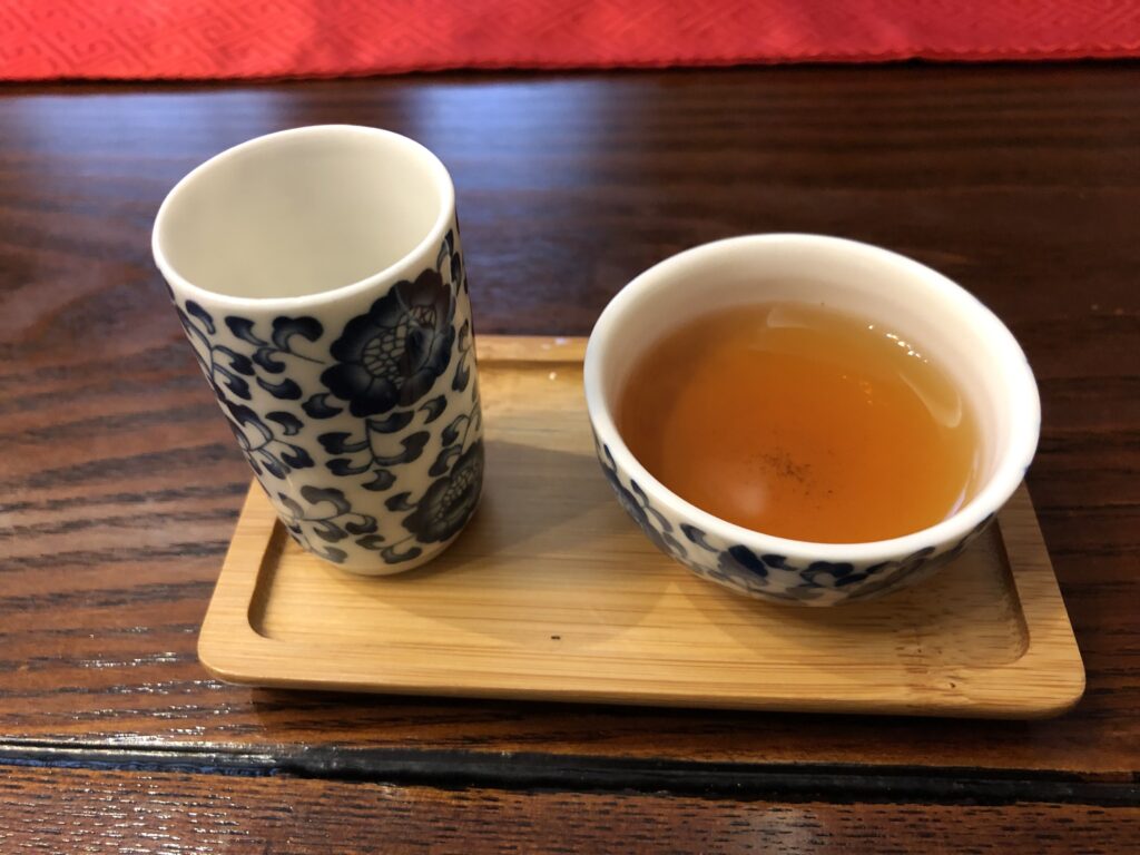 中国茶の試飲