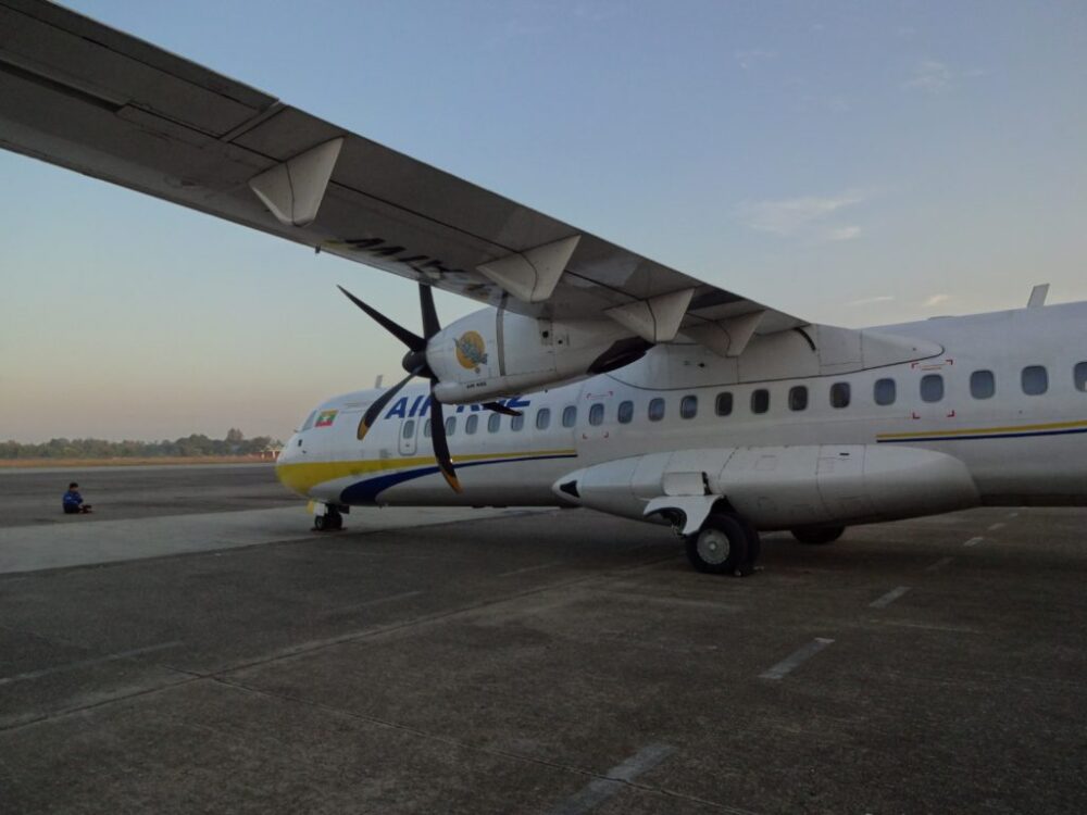 プロペラ機の国内線