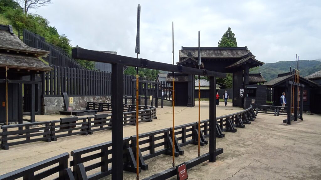 箱根関所の様子