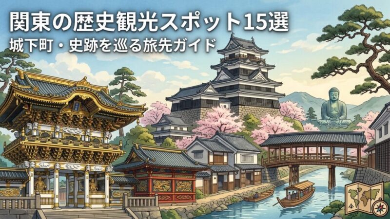 関東の歴史観光スポット15選｜城下町・史跡を巡る旅先ガイド